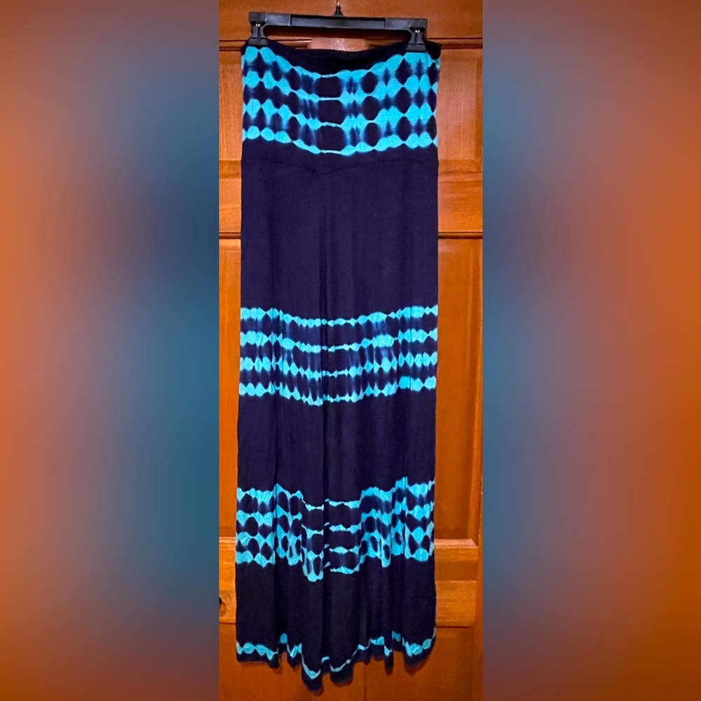 Tie dye maxi skirt L